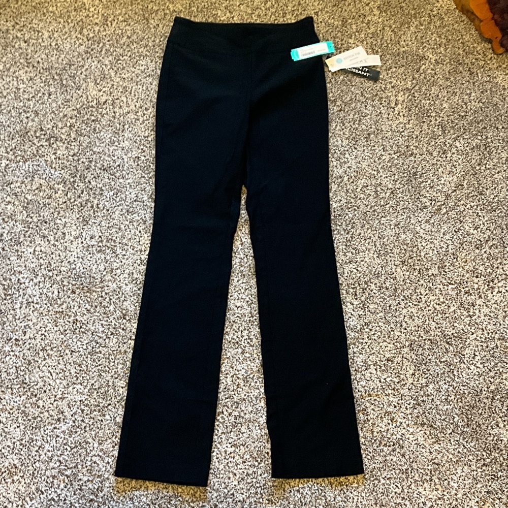 Tribal Black Bootcut Trousers